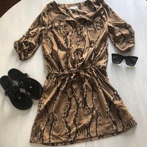 Gorgeous snakeskin print dress